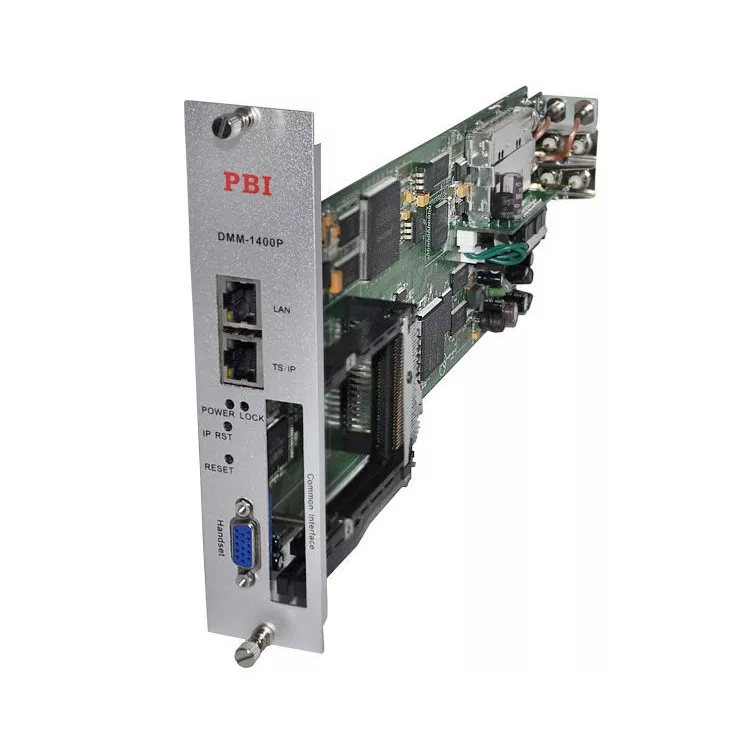 Модуль профессионального IRD приемника PBI DMM-1400P-32IP-S2 для цифровой ГС PBI DMM-1000 Б/У